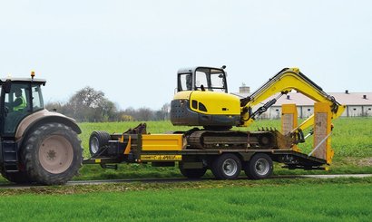 Remorque porte matériels