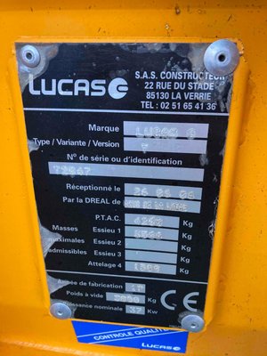 Désileuse pailleuse méllangeuse Lucas castor plus 60 G